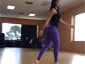 5166136 hot indian slut in purple leggings